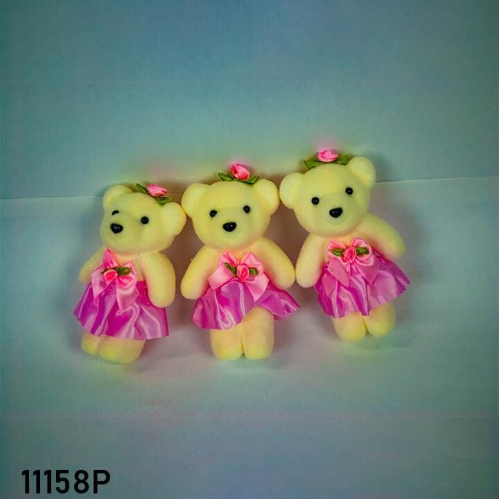 AYICIK FLOK ETEKLİ PEMBE 11 CM 10 LU