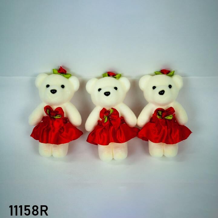 AYICIK FLOK ETEKLİ KIRMIZI 11 CM 10 LU
