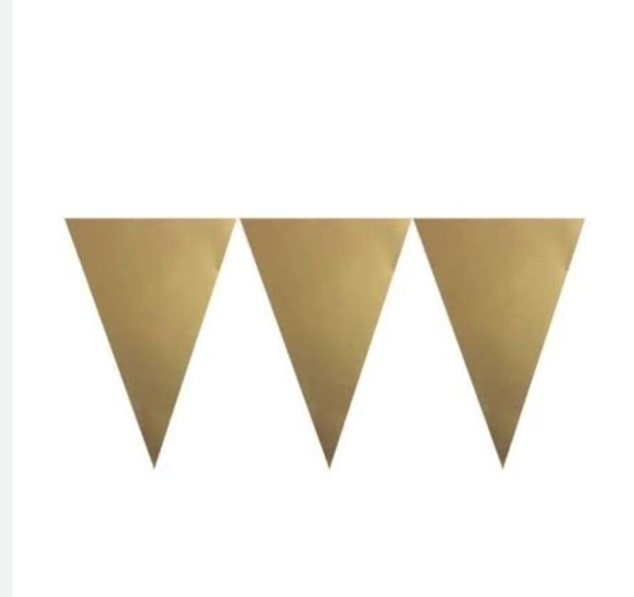 FLAMA ÜÇGEN TEMALI DÜZ ALTIN