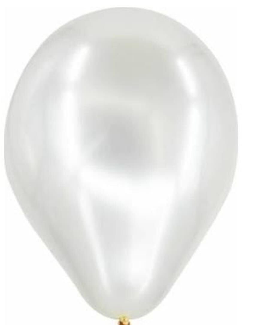 BALON JUMBO 20'' METALİK BEYAZ