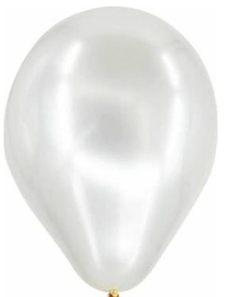 BALON JUMBO 20'' METALİK BEYAZ