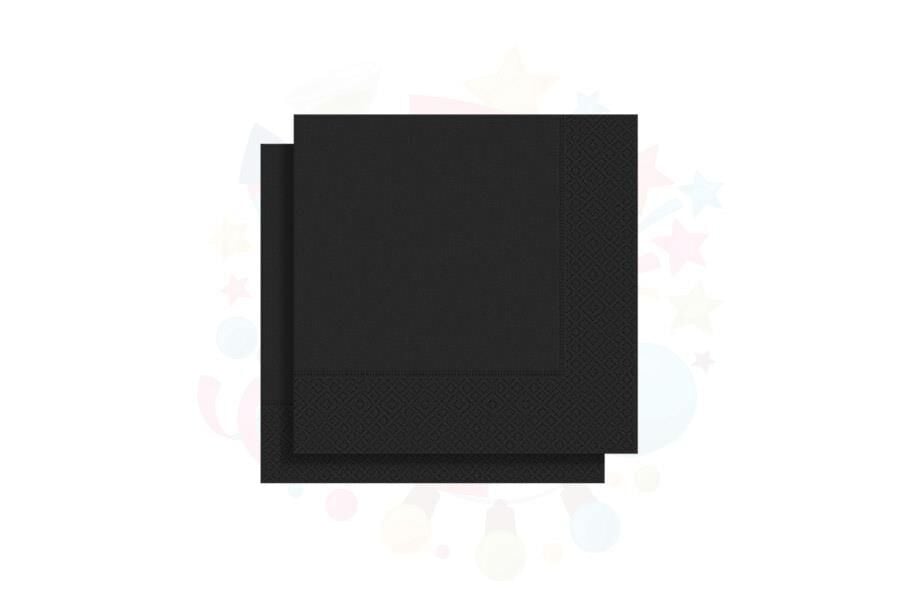 PEÇETE DÜZ RENK 20 Lİ SİYAH