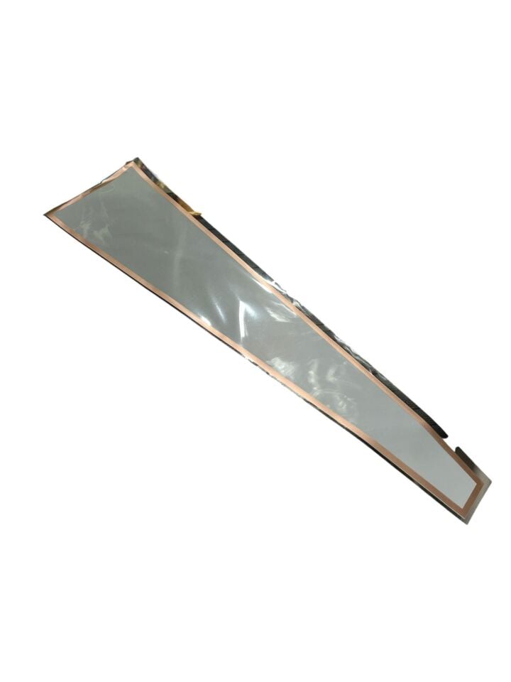 TEK GÜLLÜK OPP ÜÇGEN ŞEFFAF+SİYAH 12,5*4*40 50 Lİ