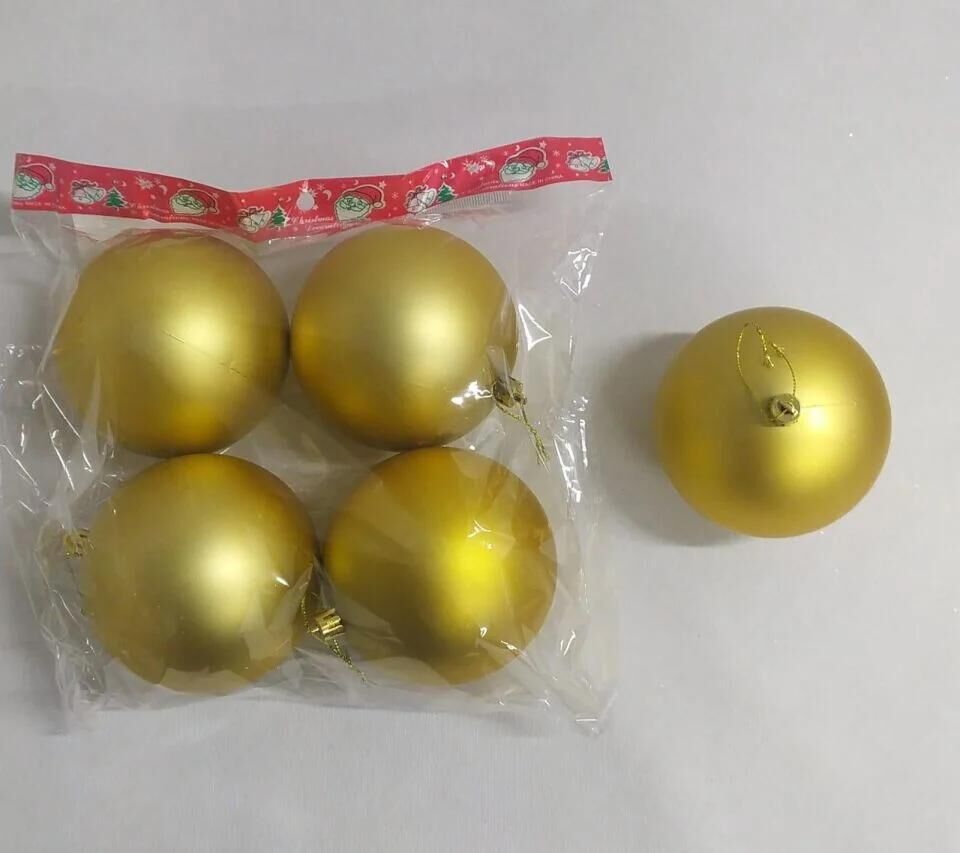 TOP SÜS 10 CM 4 LÜ MAT  ALTIN