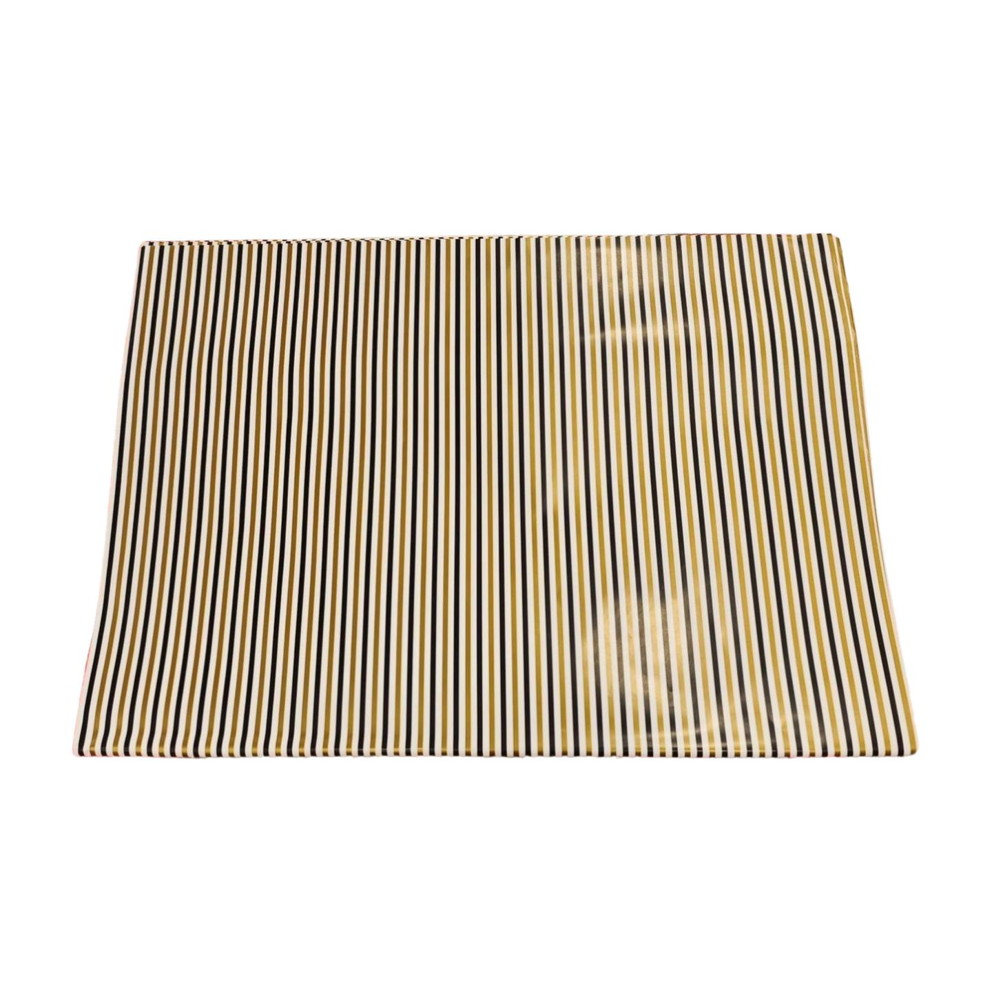 KUŞE KAĞIT 70*100 SİYAH ALTIN ÇİZGİLİ  50 Lİ