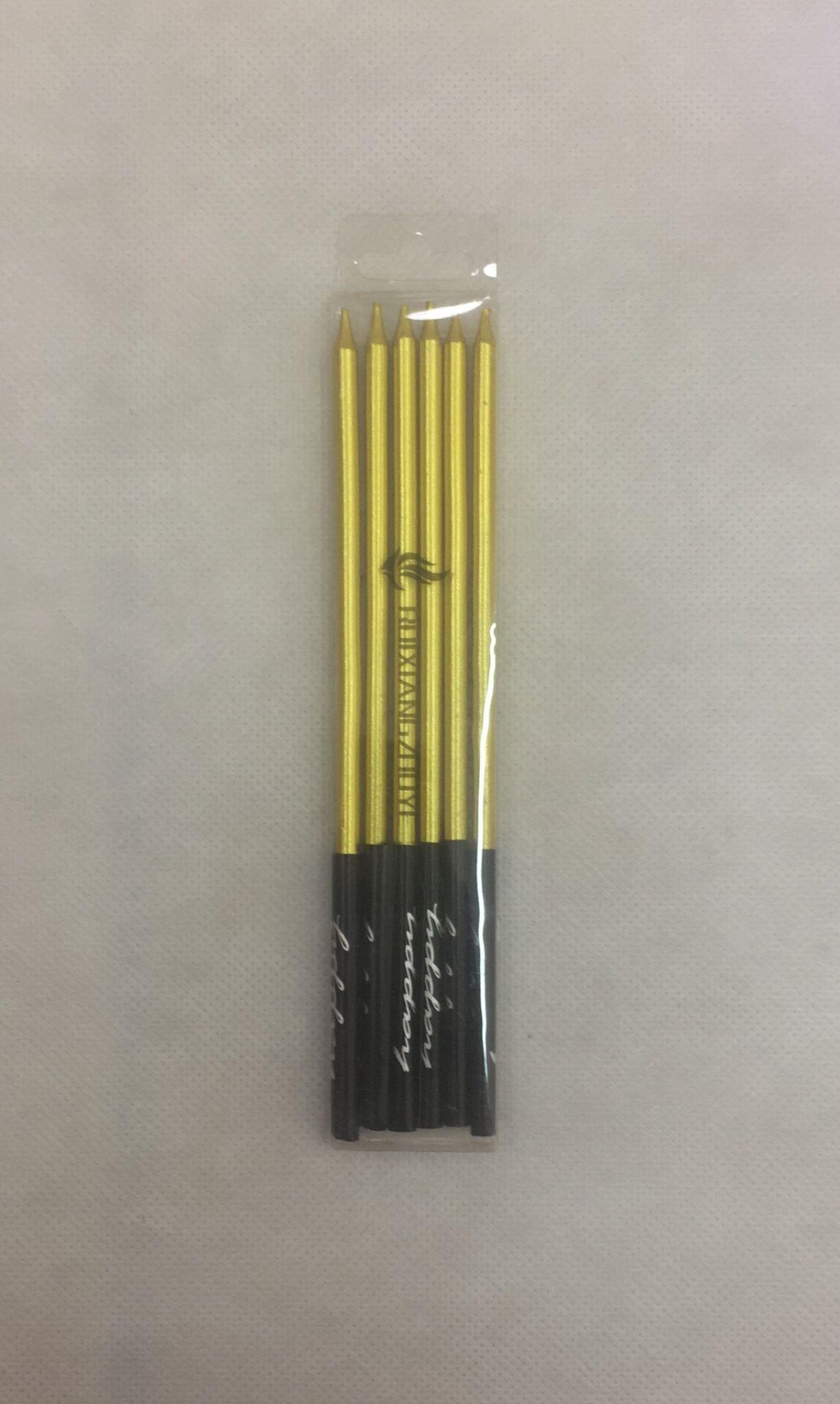 MUM İNCE UZUN 14 CM 6 LI ALTIN