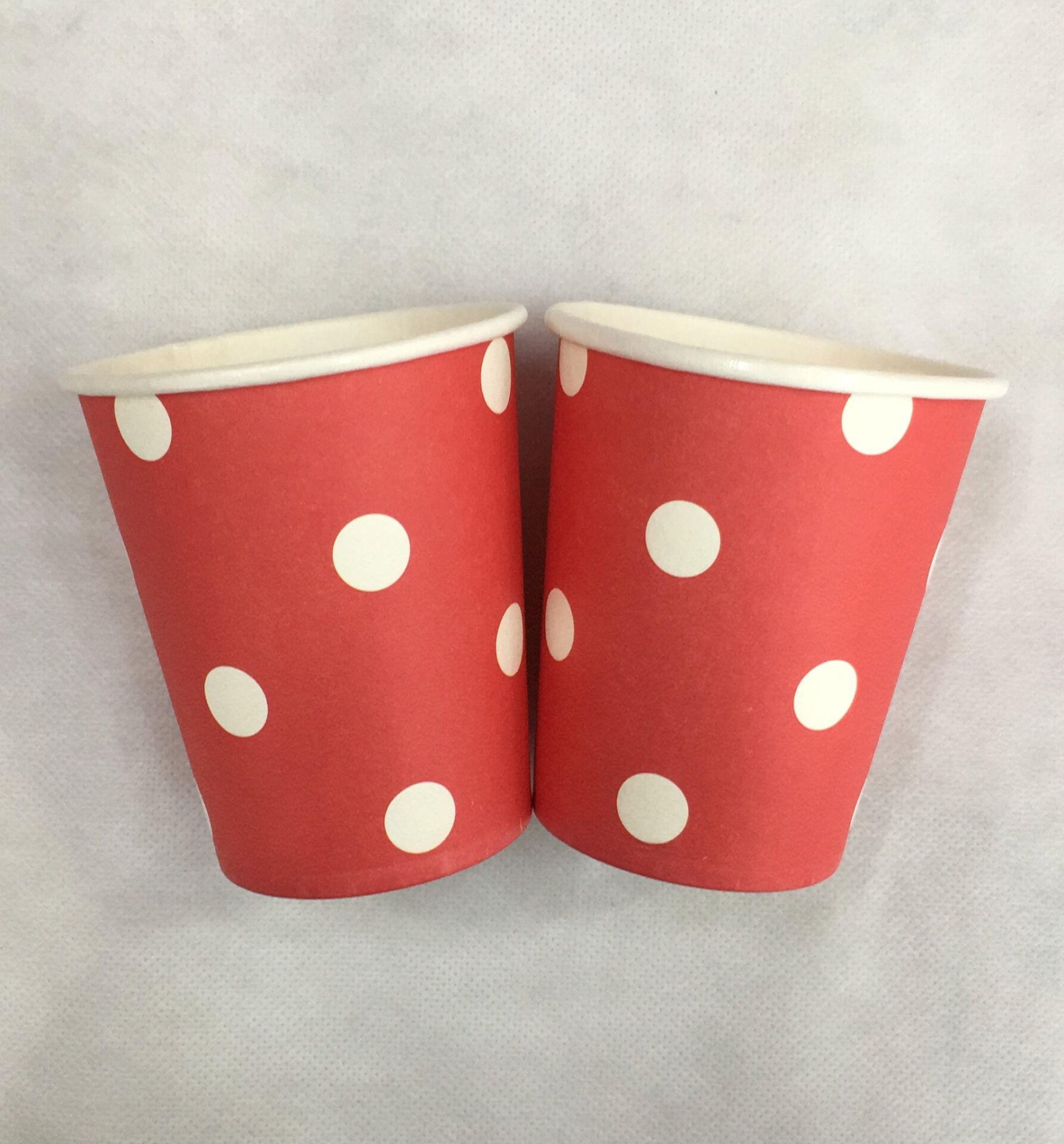 BARDAK KARTON TEMALI PUANTİYELİ KIRMIZI