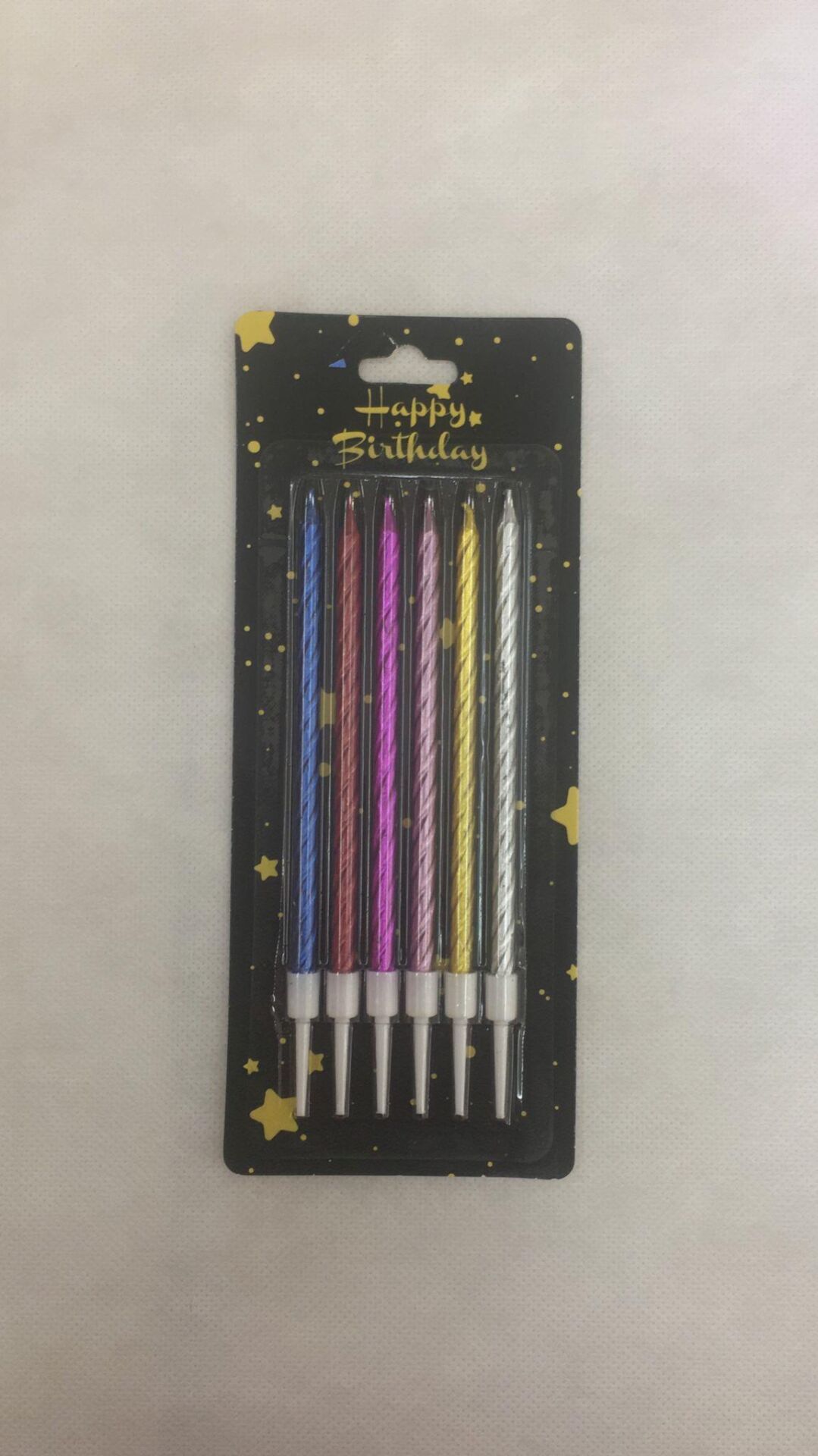 MUM ÇUBUK BURGULU 13 CM 6 LI KARIŞIK