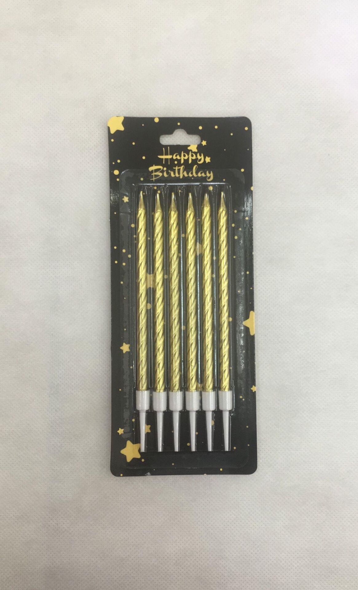 MUM ÇUBUK BURGULU 13 CM 6 LI ALTIN