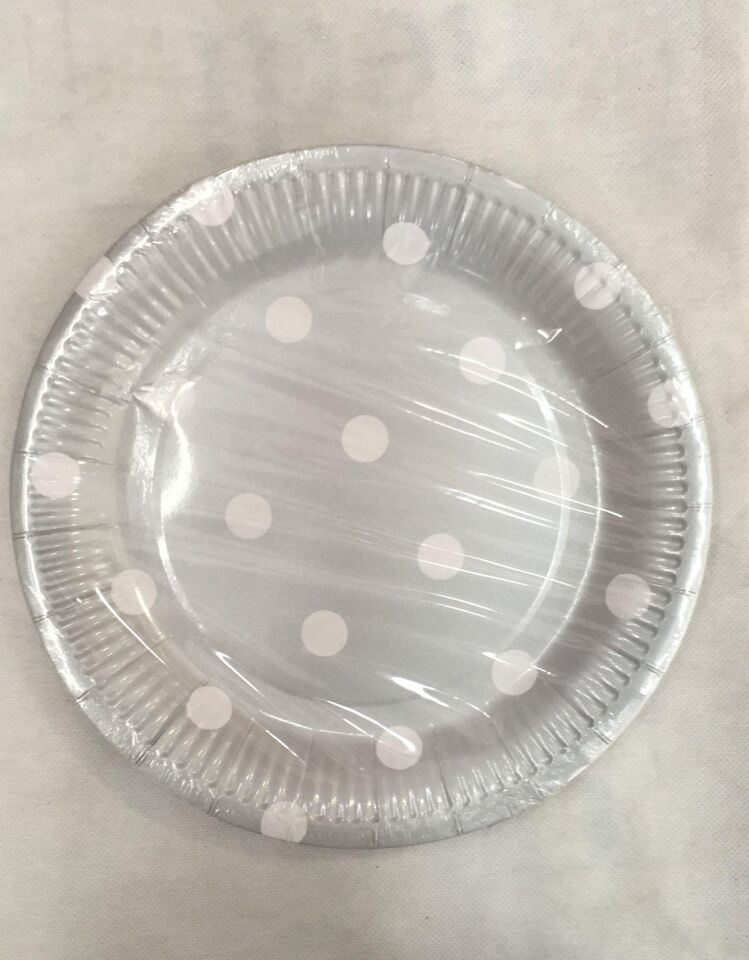 TABAK KARTON TEMALI PUANTİYELİ GÜMÜŞ