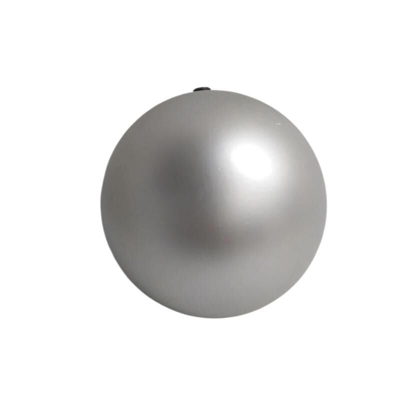 TOP SÜS 25 CM TEKLİ MAT GÜMÜŞ