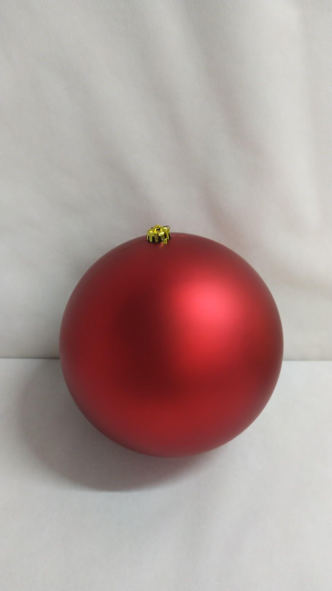 TOP SÜS 25 CM TEKLİ MAT KIRMIZI