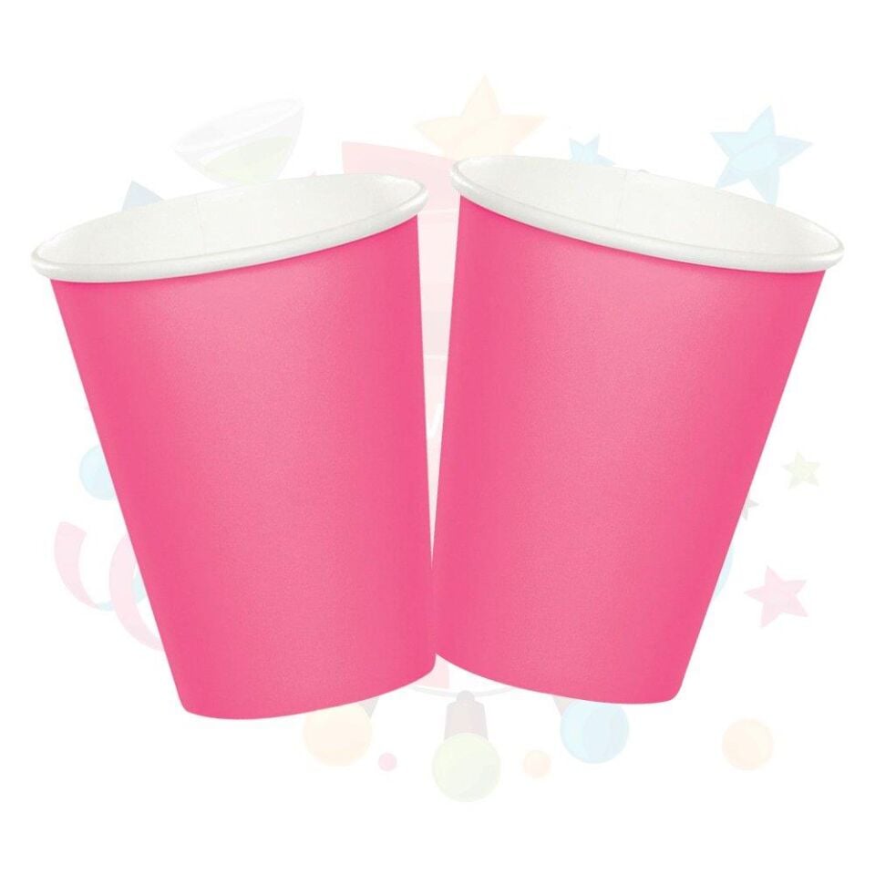 BARDAK KARTON TEMALI DÜZ PEMBE