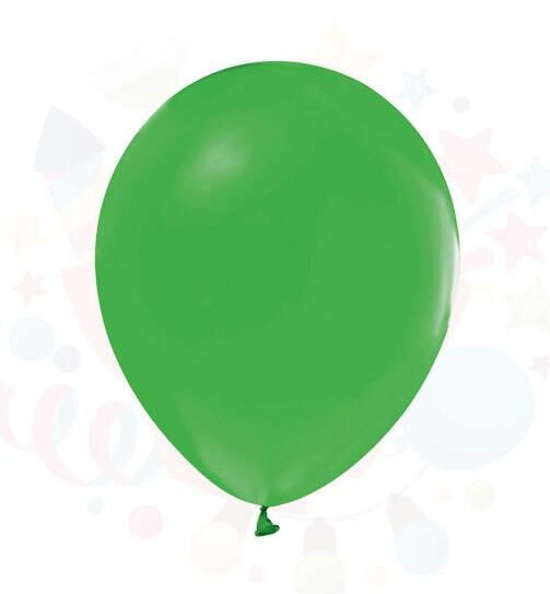 BALON DÜZ RENK YEŞİL 100'LÜ
