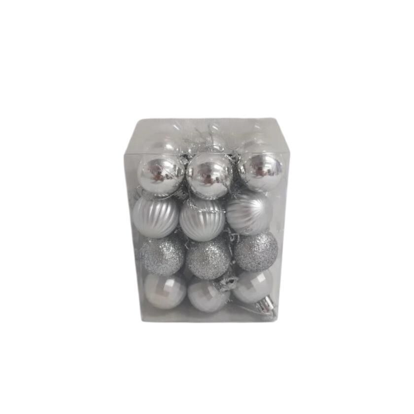 TOP SÜS 3 CM 24 LÜ GÜMÜŞ