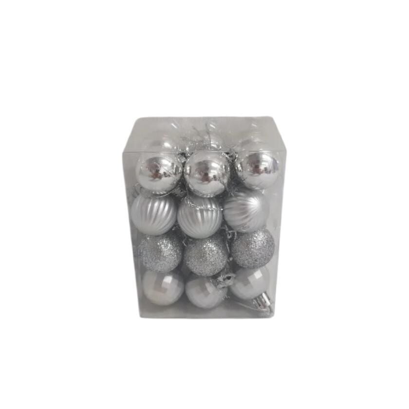 TOP SÜS 3 CM 24 LÜ GÜMÜŞ