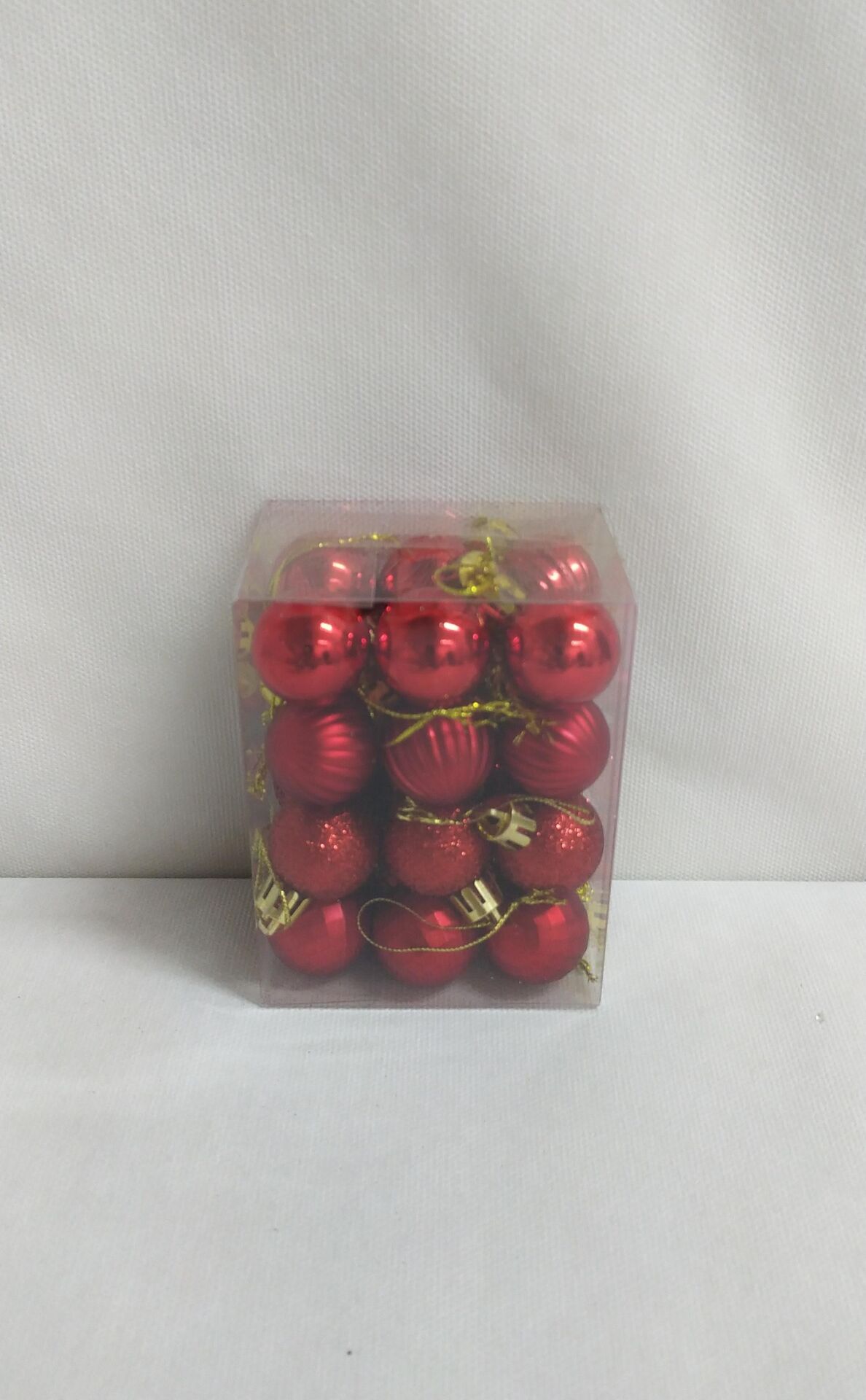 TOP SÜS 3 CM 24 LU KIRMIZI