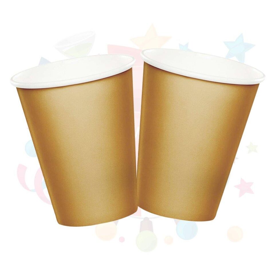 BARDAK KARTON TEMALI DÜZ ALTIN