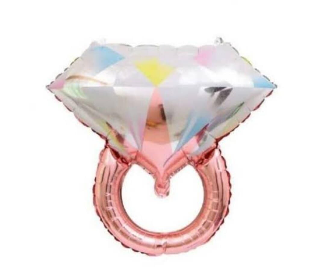 BALON FOLYO TEKTAŞ YÜZÜK ROSE GOLD 61*61 CM