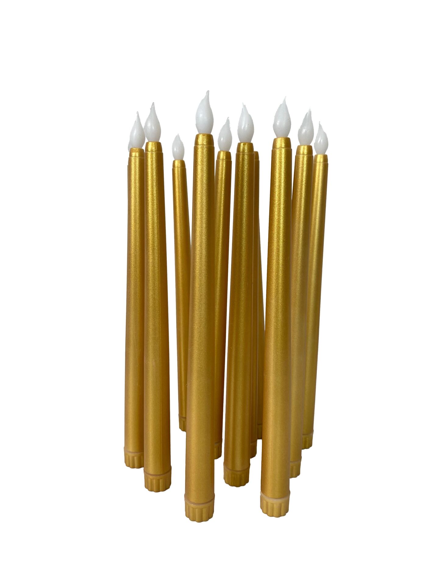 MUM PİLLİ ŞAMDAN ALTIN 27 CM