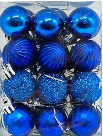 TOP SÜS 4 CM 24 LÜ MAVİ