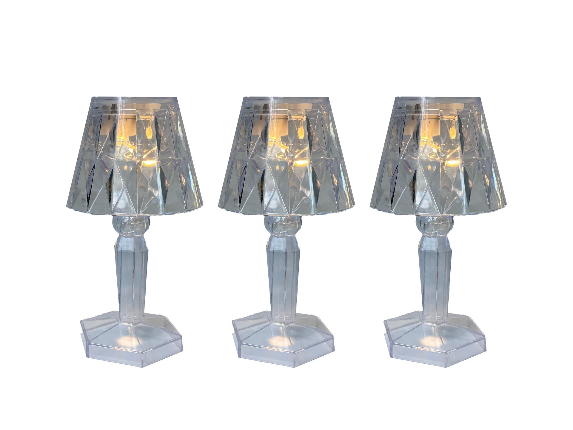 PİLLİ ABAJUR ALTIGEN AYAKLI