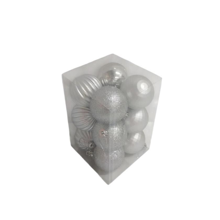 TOP SÜS 6 CM 12 Lİ GÜMÜŞ