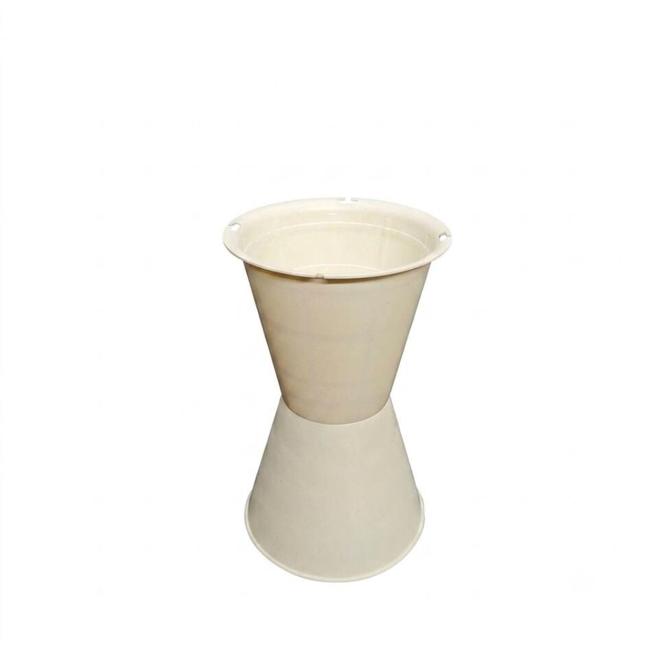 SİLİNDİR SAKSI 23*14*14 CM BEYAZ
