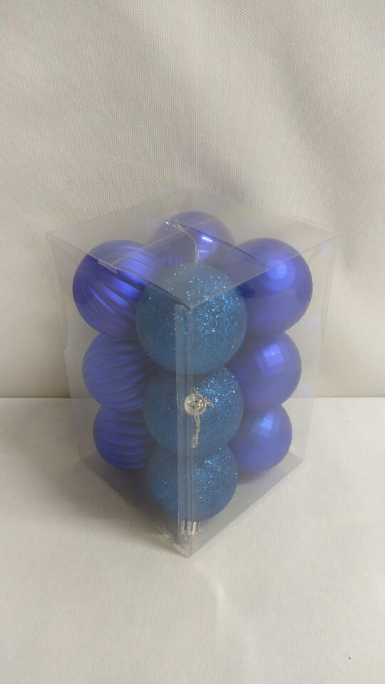 TOP SÜS 6 CM 12 LU MAVİ