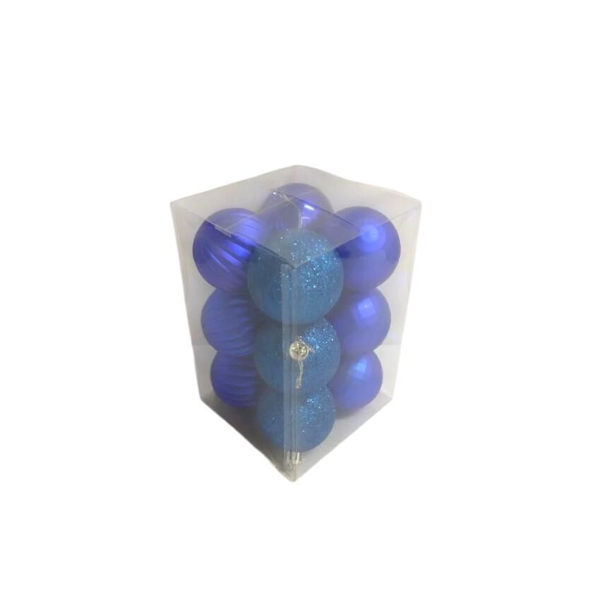 TOP SÜS 6 CM 12 Lİ  MAVİ
