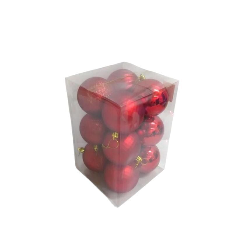 TOP SÜS 8 CM 12 Lİ KIRMIZI