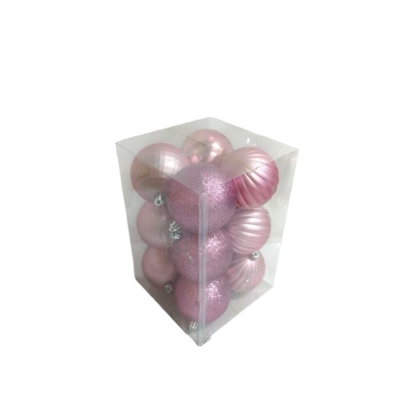 TOP SÜS 8 CM 12 Lİ PEMBE