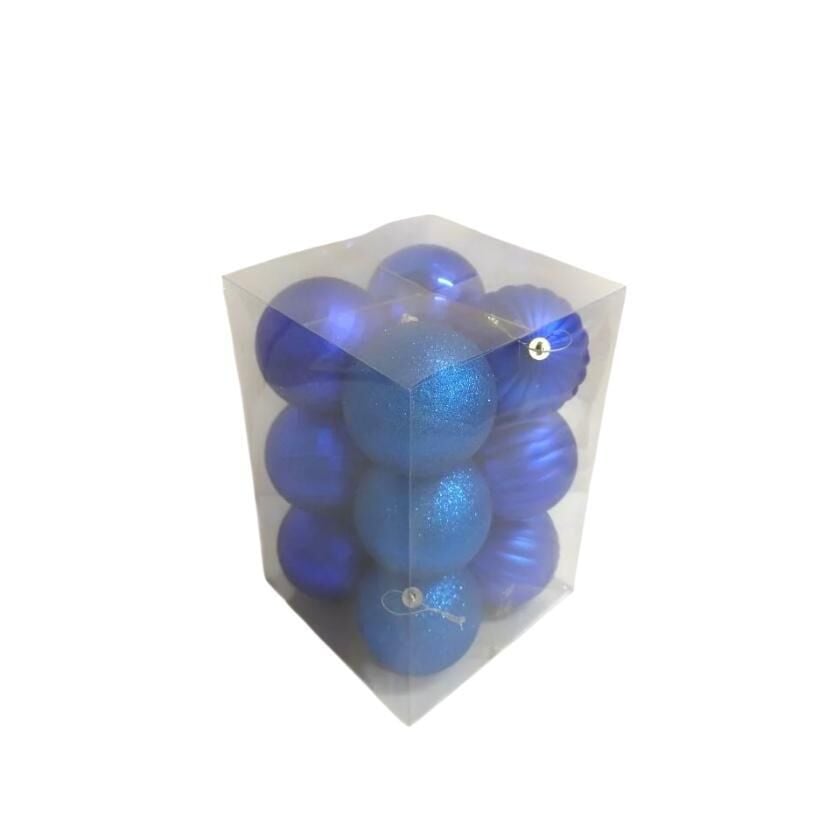 TOP SÜS 8 CM 12 Lİ MAVİ