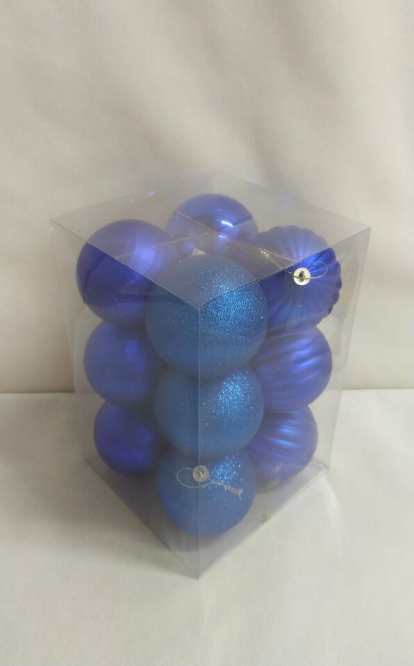 TOP SÜS 8 CM 12 LU MAVİ