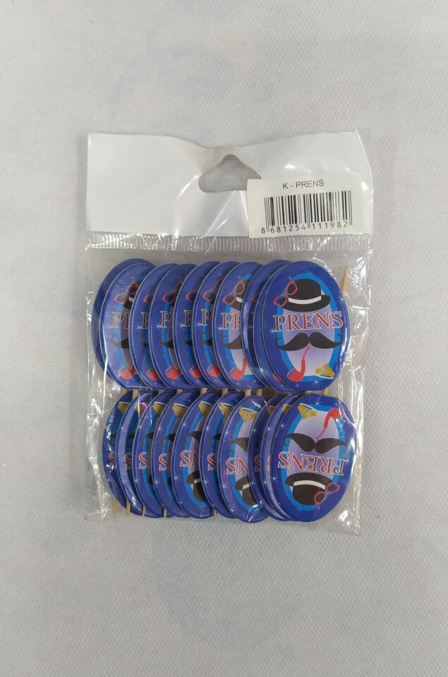 KÜRDAN KARTON TEMALI PRENS 20 Lİ