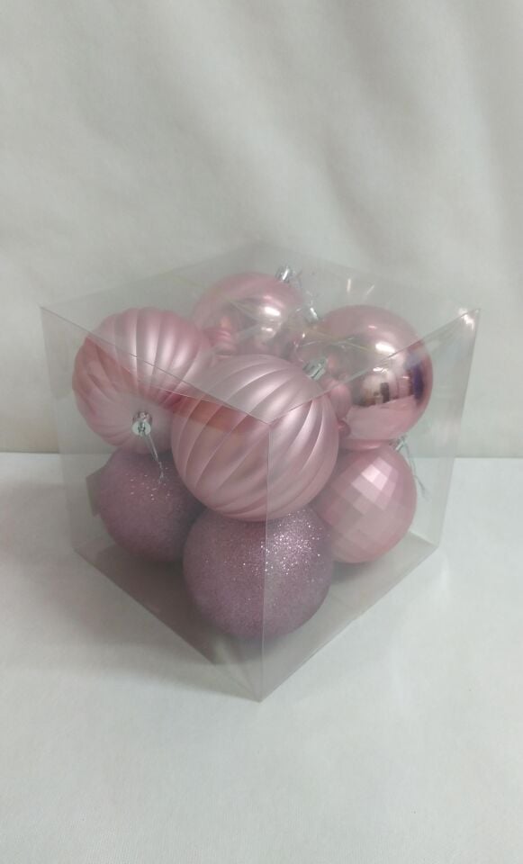 TOP SÜS 10 CM 8 LI PEMBE