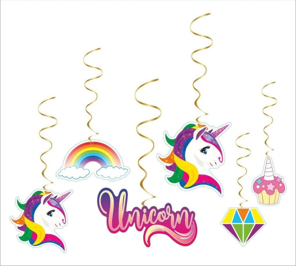 HELEZON SÜS 6 LI SARKIT UNICORN