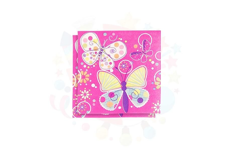 PEÇETE TEMALI KELEBEK 20 Lİ