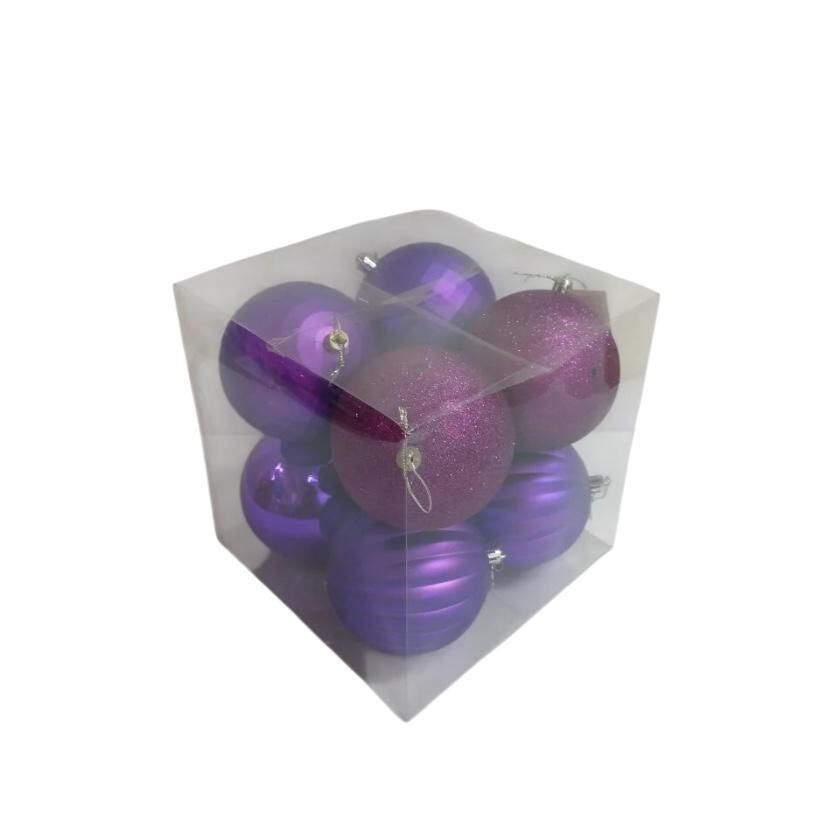 TOP SÜS 10 CM 8 LI MOR