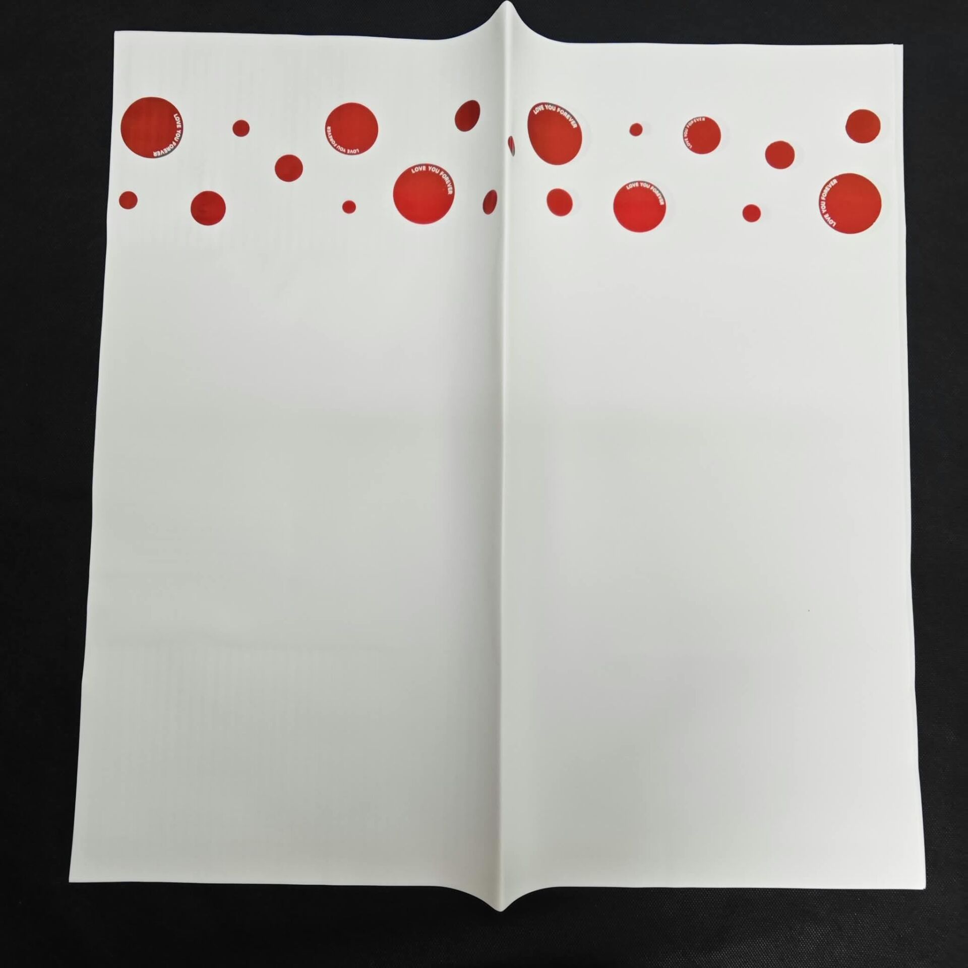 BUKETLİK PPVARANK PUANLI BEYAZ-KIRMIZI58*58 10 LU