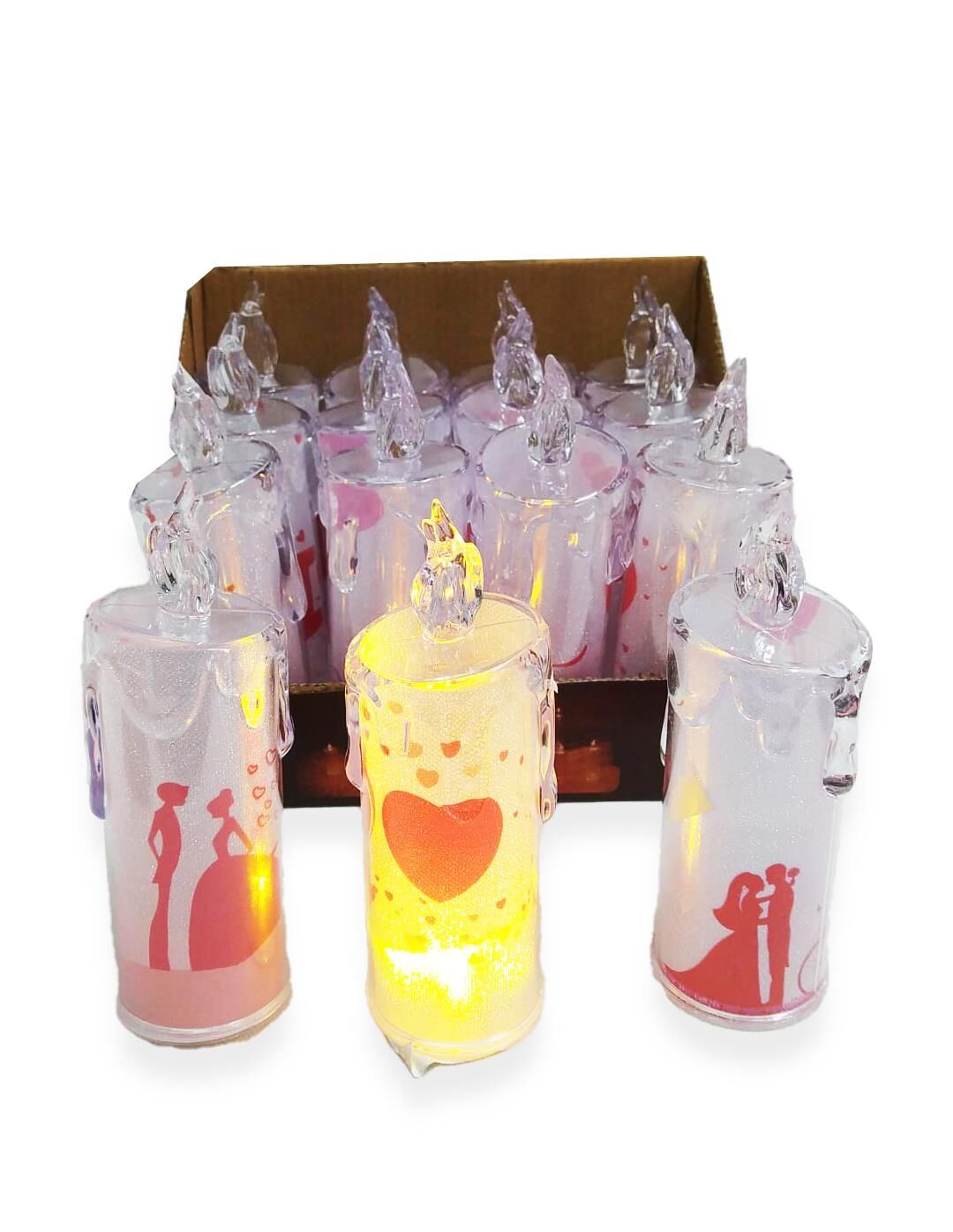 PİLLİ LED MUM LOVE YAZILI