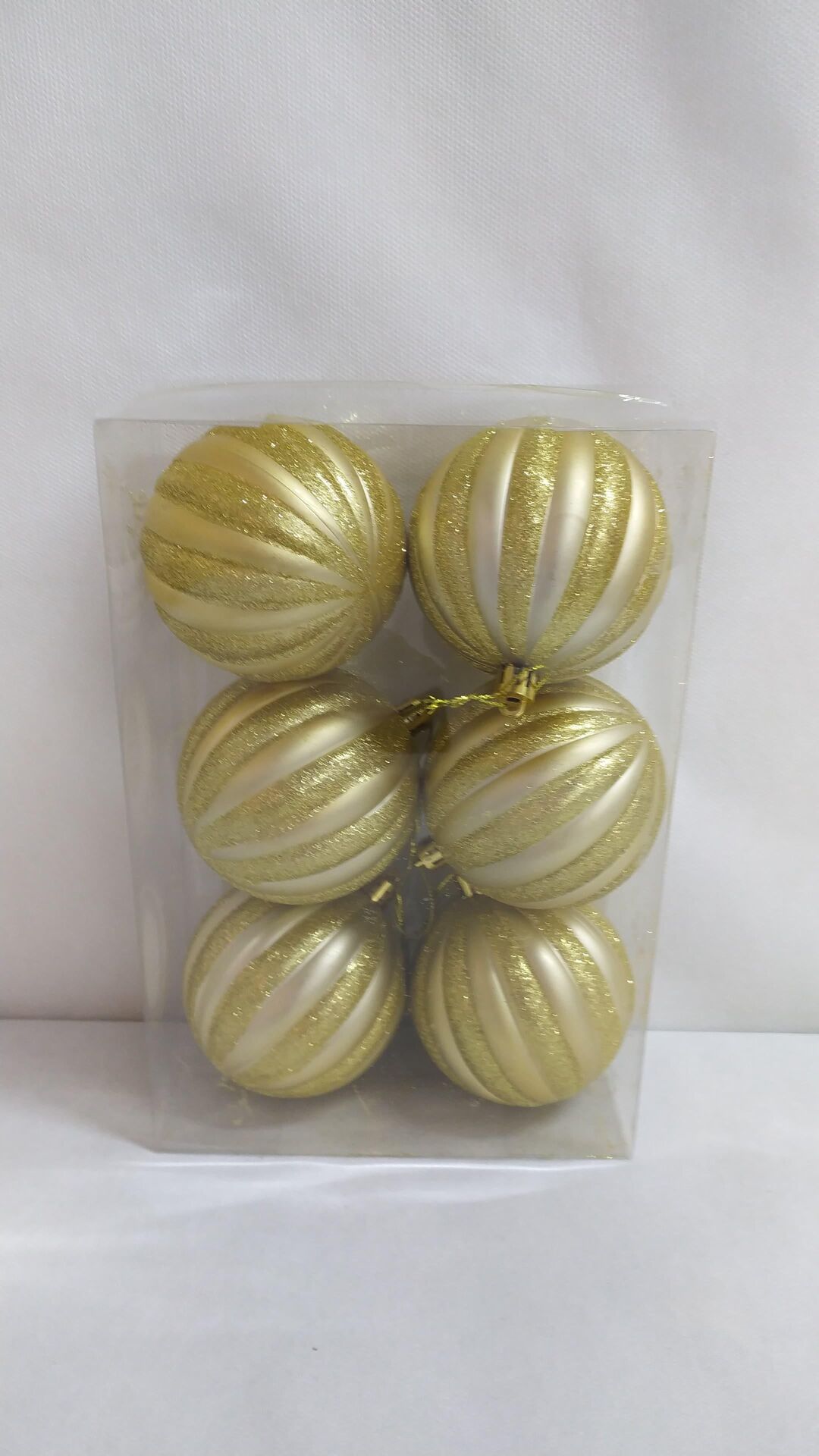 TOP SÜS 8CM AÇIK ALTIN ALTIN  6 LI