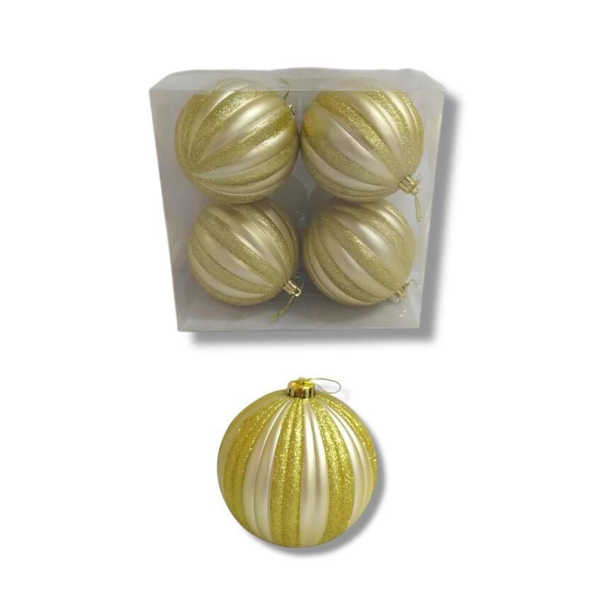 TOP SÜS 10CM AÇIK ALTIN ALTIN  4 LU