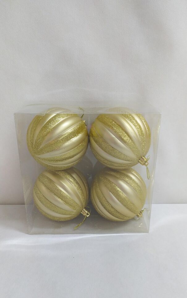 TOP SÜS 10CM AÇIK ALTIN ALTIN  4 LU