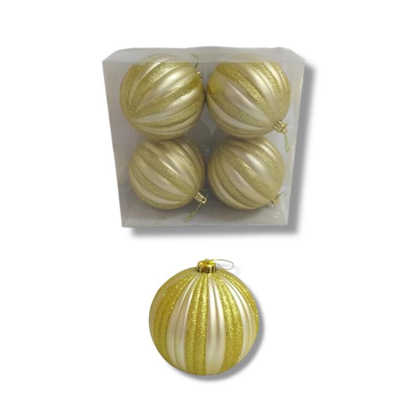 TOP SÜS 10CM AÇIK ALTIN ALTIN  4 LU