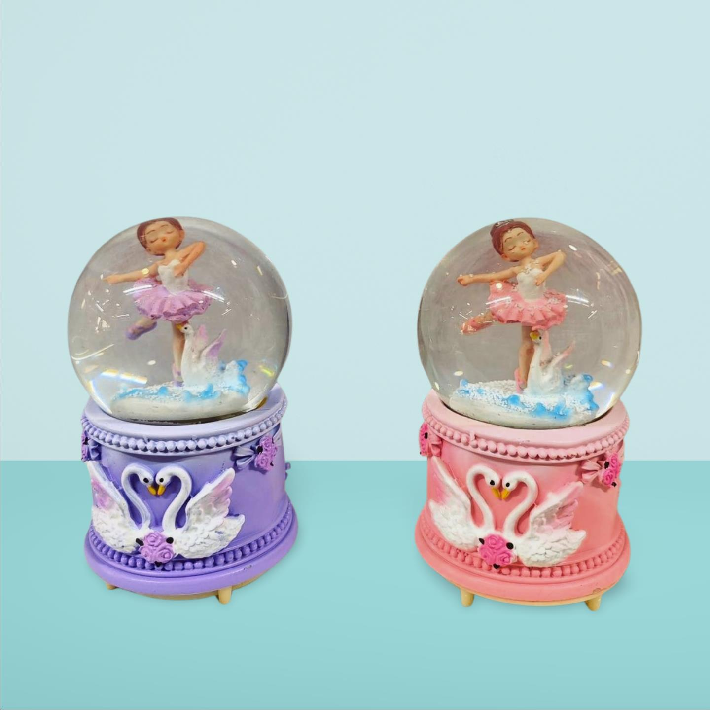 KAR KÜRESİ BALERİN PEMBE-MOR