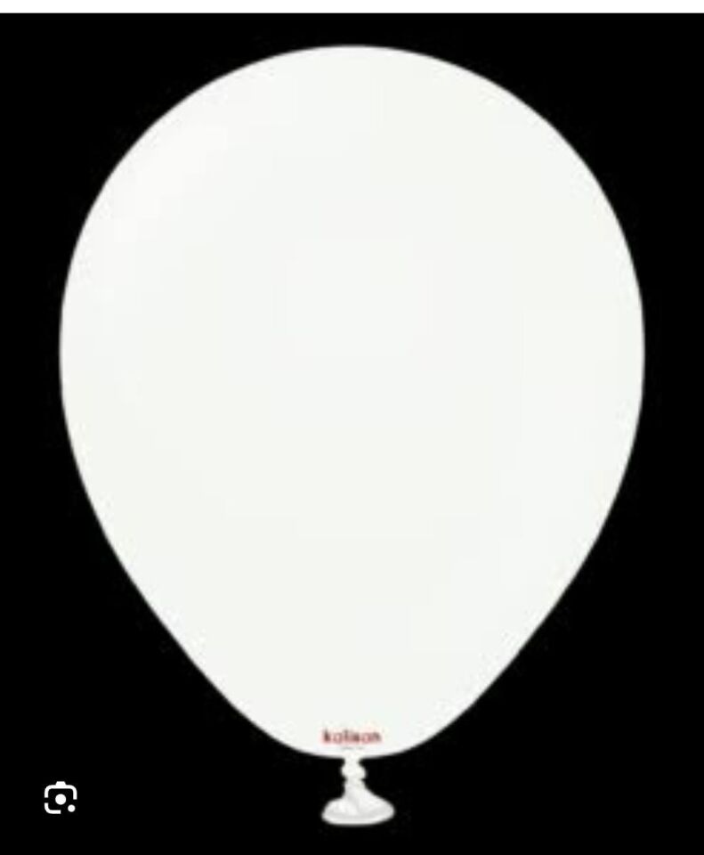 BALON 18''  BEYAZ 25 Lİ  KALİSAN