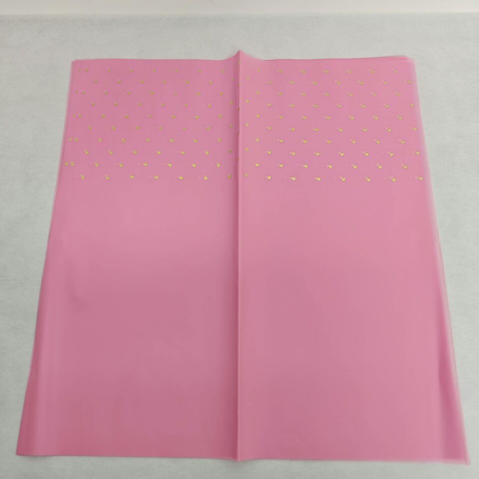 BUKETLİK PP PUANTİYELİ PEMBE 58*58 10 LU