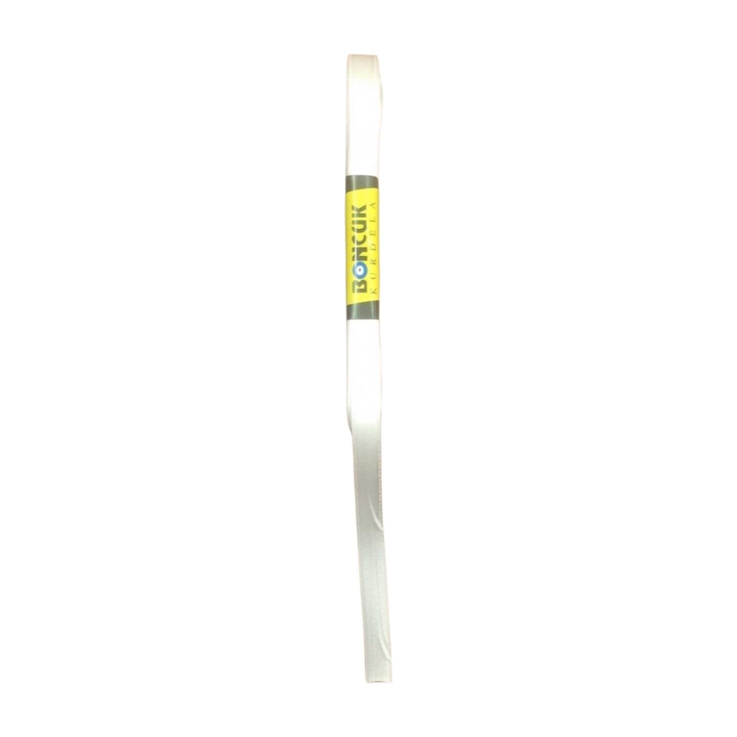 KURDELE SATEN KREM 10 MT 1 CM