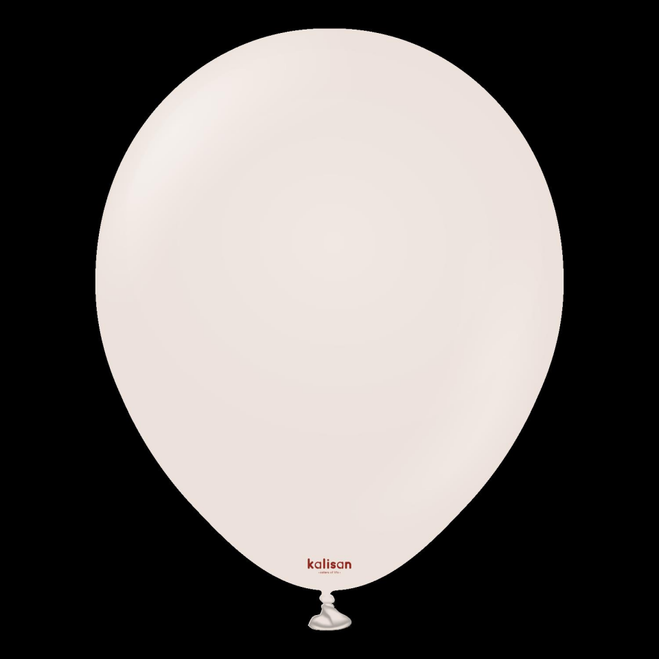 BALON 18'' RETRO WHITE  SAND 25 Lİ  KALİSAN